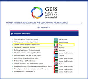 gess awards list daniele manni 